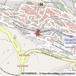 Mappa Via Dante, 49, 92100 Agrigento, Agrigento (Sicilia)