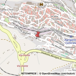 Mappa Vicolo Dante Alighieri, 41, 92100 Agrigento, Agrigento (Sicilia)