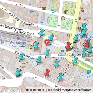 Mappa Piazza Guglielmo Marconi, 92100 Agrigento AG, Italia (0.084)