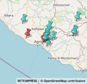 Mappa Via Acrone, 92100 Agrigento AG, Italia (12.385)