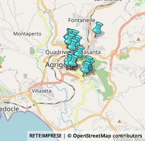 Mappa Via Acrone, 92100 Agrigento AG, Italia (1.02786)