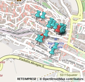 Mappa Via Acrone, 92100 Agrigento AG, Italia (0.2025)
