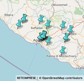 Mappa Via Metello, 92100 Agrigento AG, Italia (11.33)