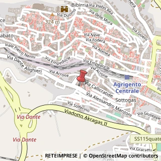Mappa Via Alessandro Manzoni, 22, 92100 Agrigento, Agrigento (Sicilia)