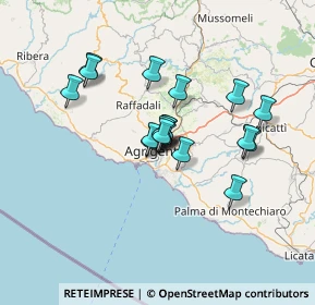 Mappa Via Ina Casa, 92100 Agrigento AG, Italia (11.34833)