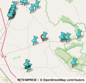 Mappa Contrada Zilletta di Brancia km 9, 71011 Apricena FG, Italia (6.45)