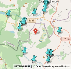 Mappa Via Immacolata, 86080 Montenero Val Cocchiara IS, Italia (5.7905)