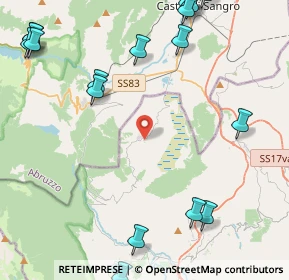 Mappa Via Immacolata, 86080 Montenero Val Cocchiara IS, Italia (6.675)
