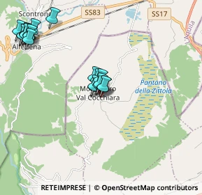 Mappa Via Immacolata, 86080 Montenero Val Cocchiara IS, Italia (2.2105)