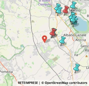 Mappa Via di Pian Savelli, 00041 Albano Laziale RM, Italia (5.39154)