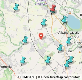 Mappa Via di Pian Savelli, 00041 Albano Laziale RM, Italia (5.5575)