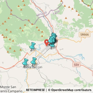 Mappa Via Gabriele d'Annunzio, 03039 Sora FR, Italia (2.08636)
