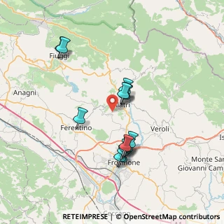 Mappa Via Madonna del Pianto, 03011 Alatri FR, Italia (6.86429)