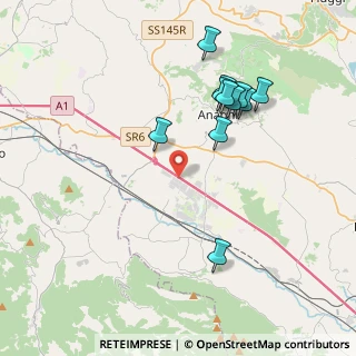 Mappa Via Area Sviluppo Ind. Le Prima, 03012 Anagni FR, Italia (4.07636)