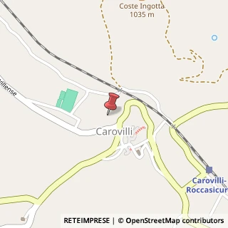 Mappa Via fonte ritana 25, 86083 Carovilli, Isernia (Molise)
