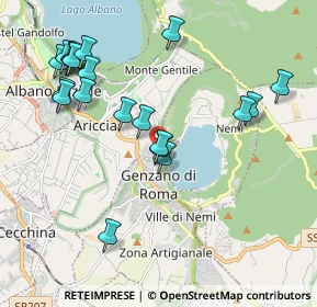Mappa Via della Madonnina, 00045 Genzano di Roma RM, Italia (2.297)
