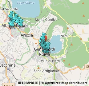 Mappa Via della Madonnina, 00045 Genzano di Roma RM, Italia (1.86)