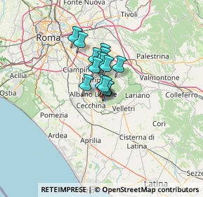 Mappa Via della Madonnina, 00045 Genzano di Roma RM, Italia (7.53067)