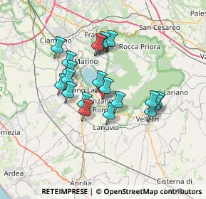 Mappa Via della Madonnina, 00045 Genzano di Roma RM, Italia (6.125)
