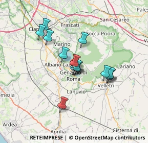 Mappa Via della Madonnina, 00045 Genzano di Roma RM, Italia (5.534)