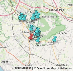 Mappa Via della Madonnina, 00045 Genzano di Roma RM, Italia (5.60857)