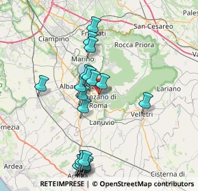 Mappa Via della Madonnina, 00045 Genzano di Roma RM, Italia (8.59)