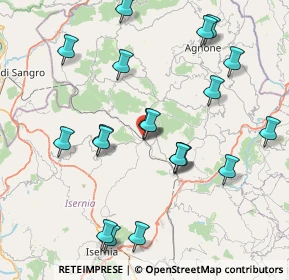 Mappa Via Pendio, 86083 Carovilli IS, Italia (9.01)