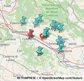 Mappa Via Area Sviluppo Industriale, 03012 Anagni FR, Italia (11.42938)