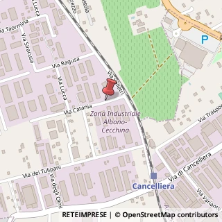 Mappa via Catania, 2, 00041 Albano Laziale, Roma (Lazio)