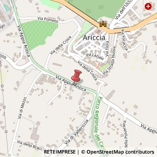 Mappa Via Appia Antica, 62, 00040 Ariccia, Roma (Lazio)