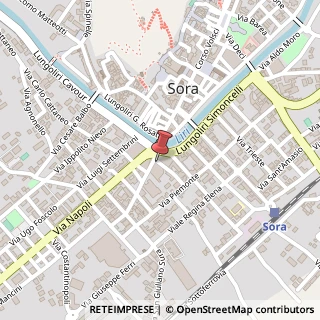Mappa Via della Repubblica, 72, 03039 Sora, Frosinone (Lazio)