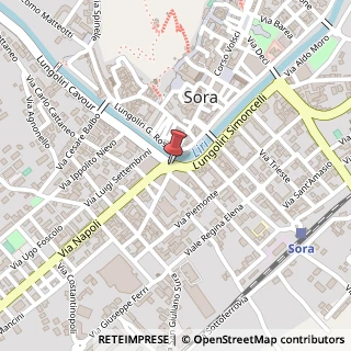 Mappa Piazza Giuseppe Garibaldi, 23, 03039 Sora, Frosinone (Lazio)