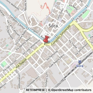 Mappa Piazza garibaldi 11, 03039 Sora, Frosinone (Lazio)