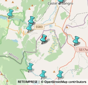 Mappa Via Belvedere, 86080 Montenero Val Cocchiara IS, Italia (5.29846)