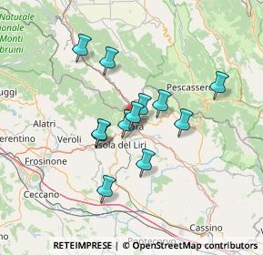 Mappa , 03039 Sora FR, Italia (11.4375)