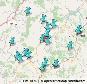 Mappa Via Fondovalle Biferno, 86030 Lucito CB, Italia (9.103)