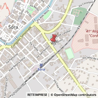 Mappa Via Roma, 80, 03039 Sora, Frosinone (Lazio)