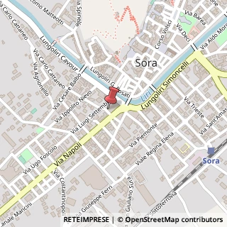 Mappa Via R. Tuzj, 23, 03039 Sora, Frosinone (Lazio)