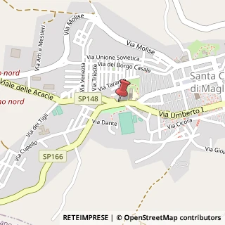 Mappa Contrada Cocciolete, 86047 Santa Croce di Magliano, Campobasso (Molise)