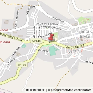 Mappa Via Aste E Mestieri, 27, 86047 Santa Croce di Magliano, Campobasso (Molise)