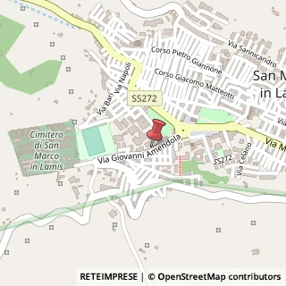 Mappa Via Giovanni Amendola, 24, 71014 San Marco in Lamis, Foggia (Puglia)