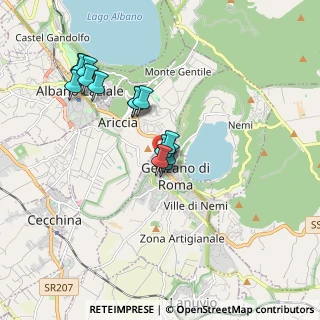 Mappa Viale Fratelli Rosselli, 00045 Genzano di Roma RM, Italia (1.70071)