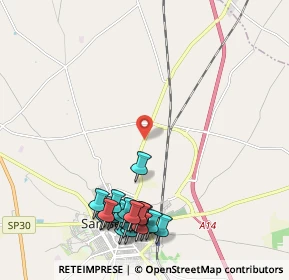 Mappa SS 89 km 3.480 dir. Nord-Est, 71016 San Severo FG, Italia (2.7355)