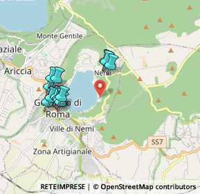 Mappa 00074 Nemi RM, Italia (1.78077)