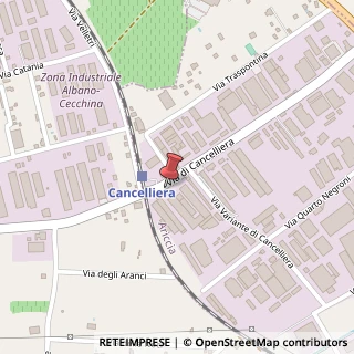 Mappa Via Cancelliera, 65/67, 00072 Ariccia, Roma (Lazio)