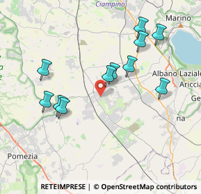 Mappa Via dei Tamarindi, 00134 Pomezia RM, Italia (3.97818)