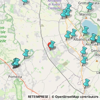 Mappa Via dei Tamarindi, 00134 Pomezia RM, Italia (6.7)