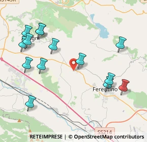 Mappa Via Le Fosse, 03013 Ferentino FR, Italia (4.94571)