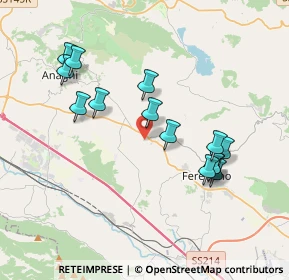 Mappa Via Le Fosse, 03013 Ferentino FR, Italia (3.90429)