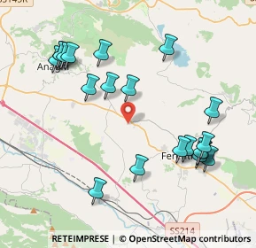 Mappa Via Le Fosse, 03013 Ferentino FR, Italia (4.6635)